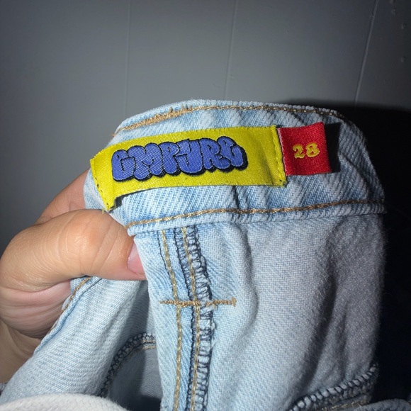 Men Empyre Light Blue Relaxed Shorts - Picture 2 of 7